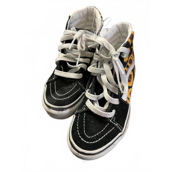 Vans Other - Vans High-Top Sneakers with Sunflower Print kids 12.5